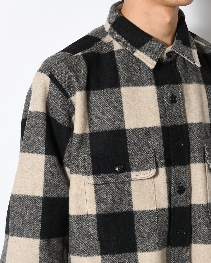 CPO SHIRT -BLACK-