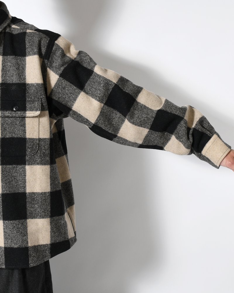 CPO SHIRT -BLACK-