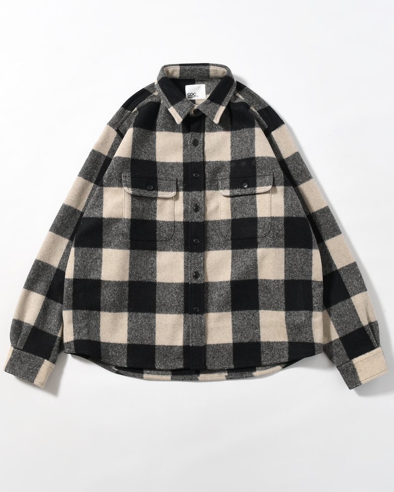 CPO SHIRT -BLACK-