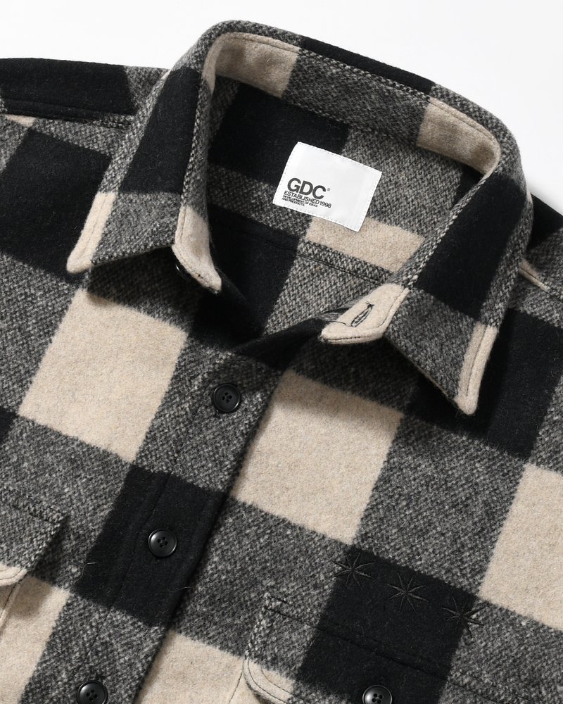 CPO SHIRT -BLACK-
