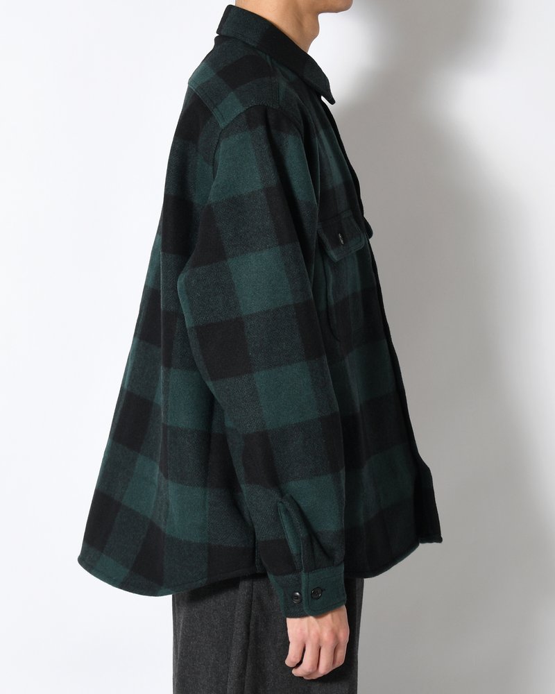 CPO SHIRT -GREEN-