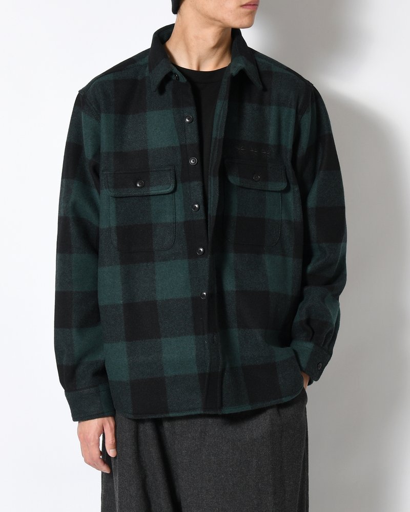 CPO SHIRT -GREEN-
