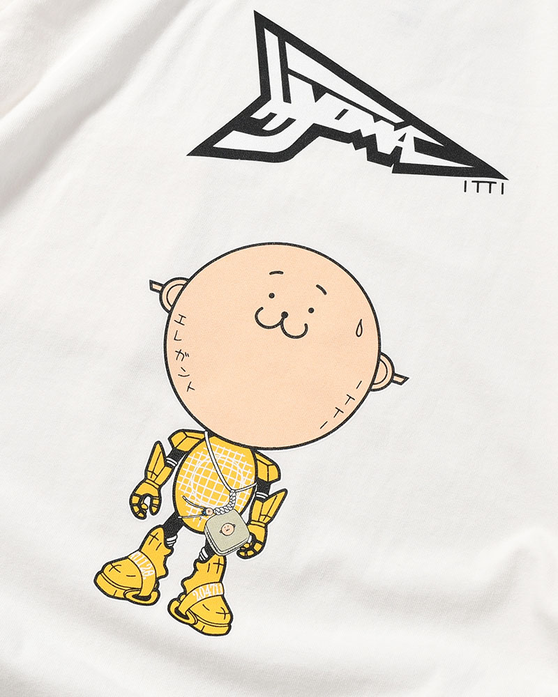 MARY COCOON POCKET SHORT-SLEEVE CUTSEW / HYOMA -WHITE-