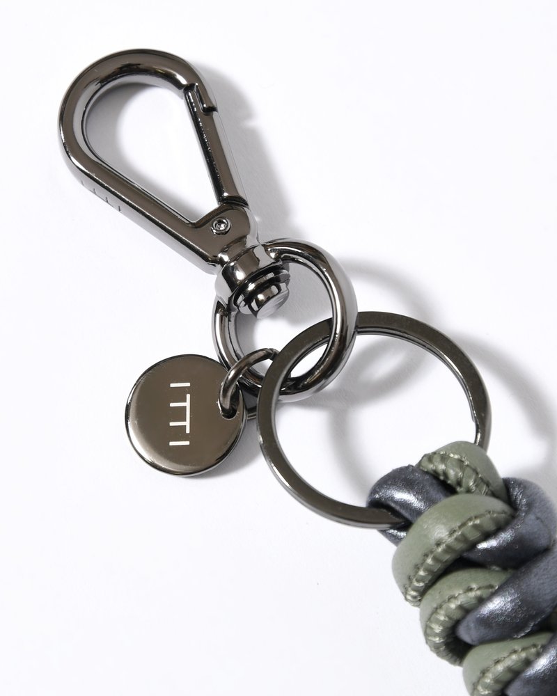 CRISTY TWO CODE SNAKE KNOT CHARM / STCOW -GM/KHAKI-