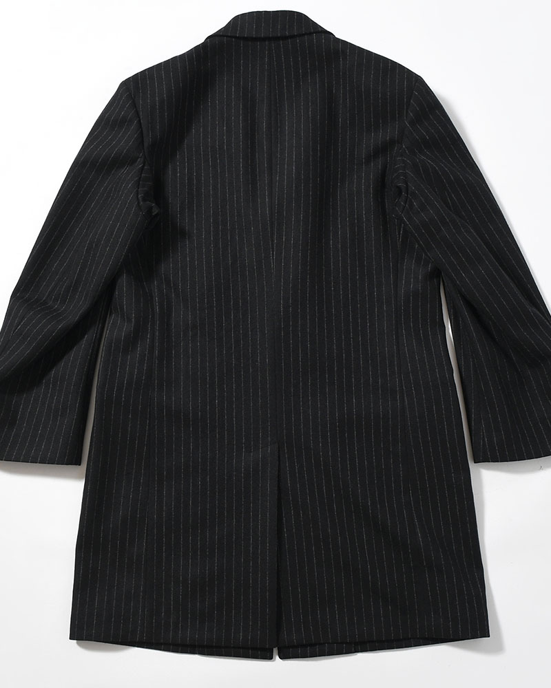 TOP STRIPE FLANNEL DR. JACKET -BLACK-