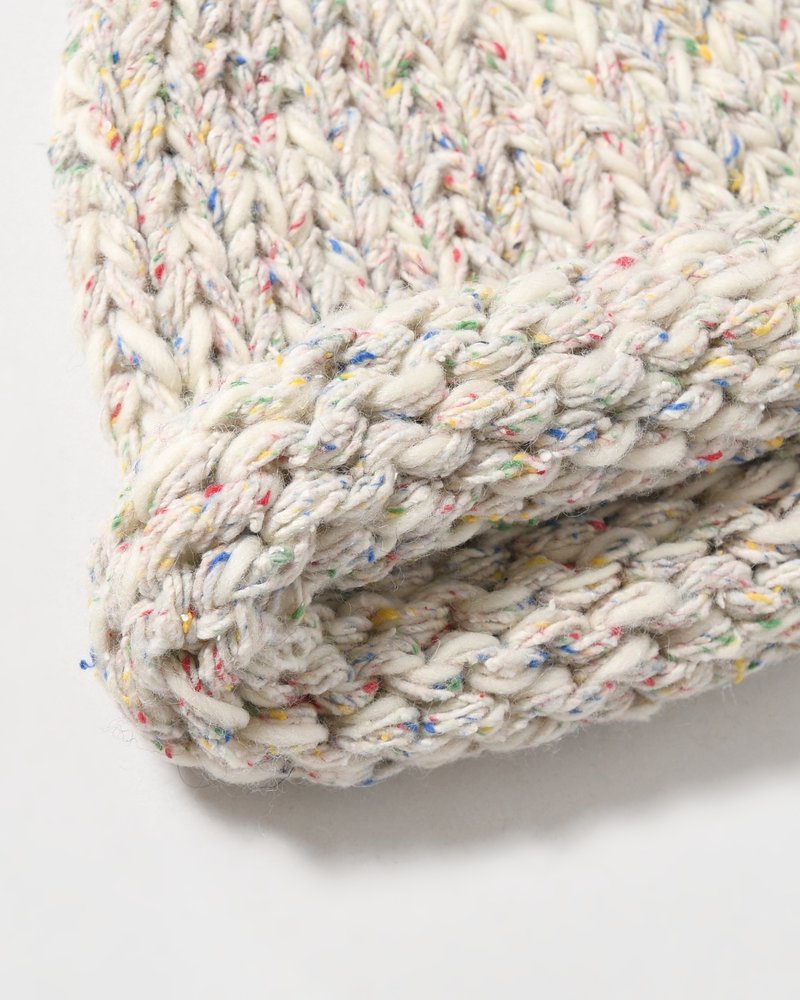 ROLL KNIT CAP -IVORY-