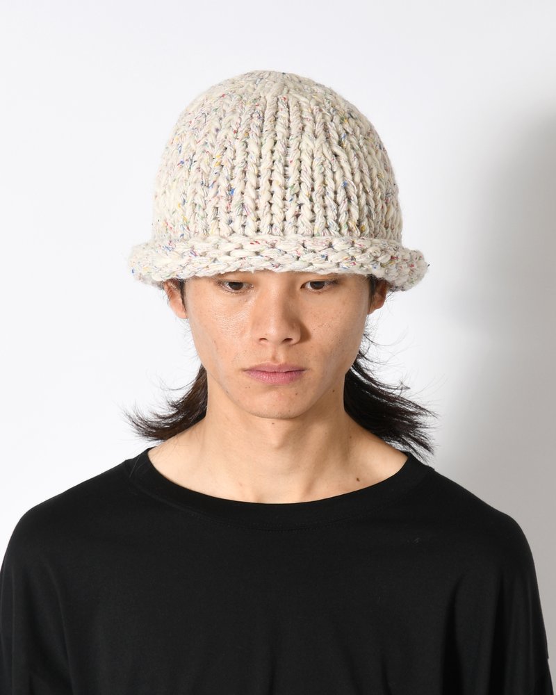 ROLL KNIT CAP -IVORY-