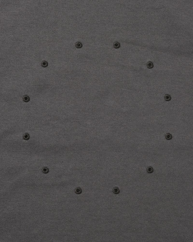 CIRCLE FANGSAI LAYERED TEE -CHARCOAL-