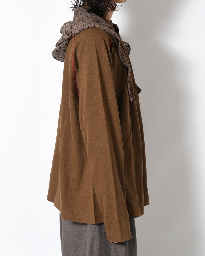 BABU AYI TOP (×D.W.W.W) -BROWN-