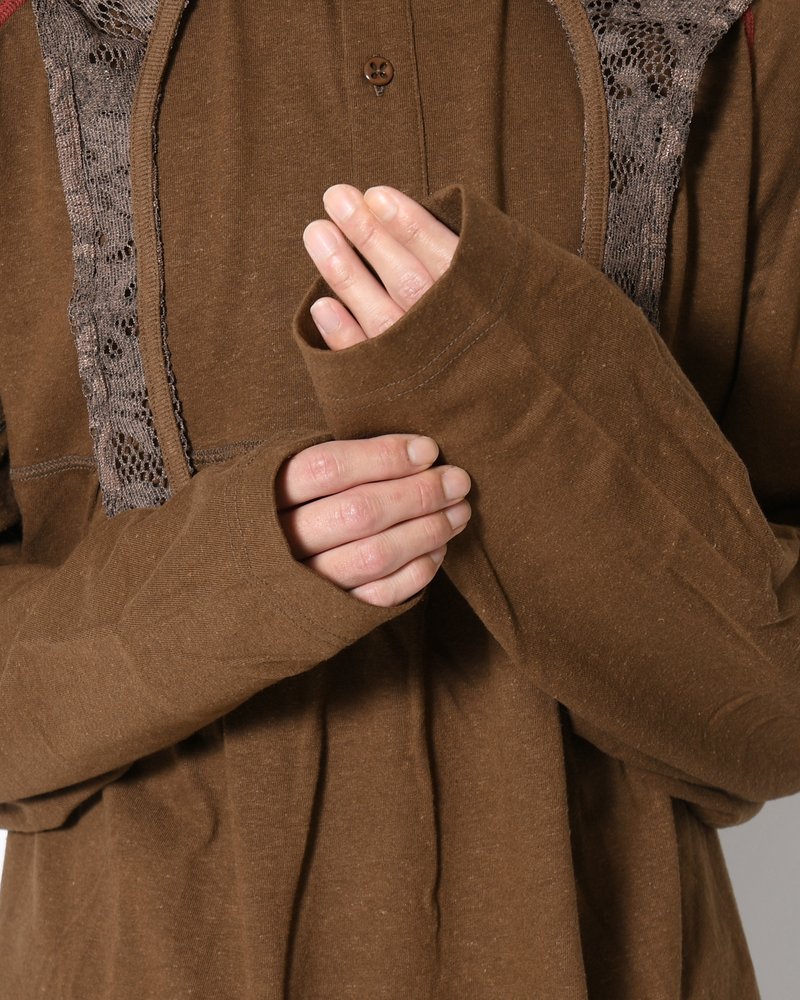 BABU AYI TOP (×D.W.W.W) -BROWN-