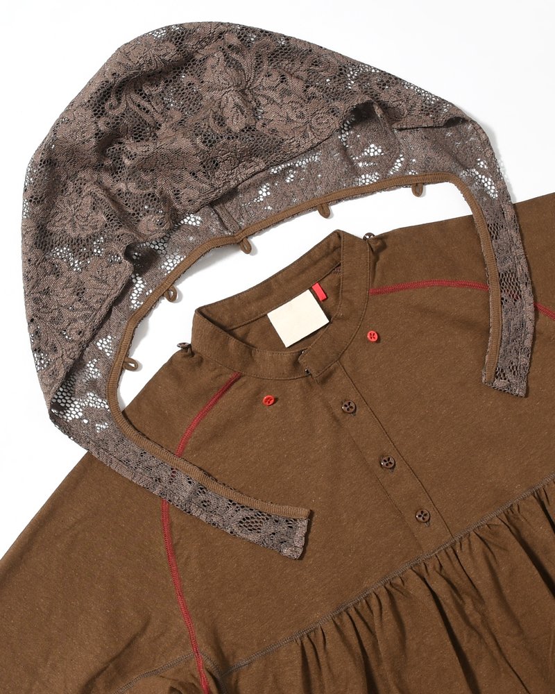 BABU AYI TOP (×D.W.W.W) -BROWN-