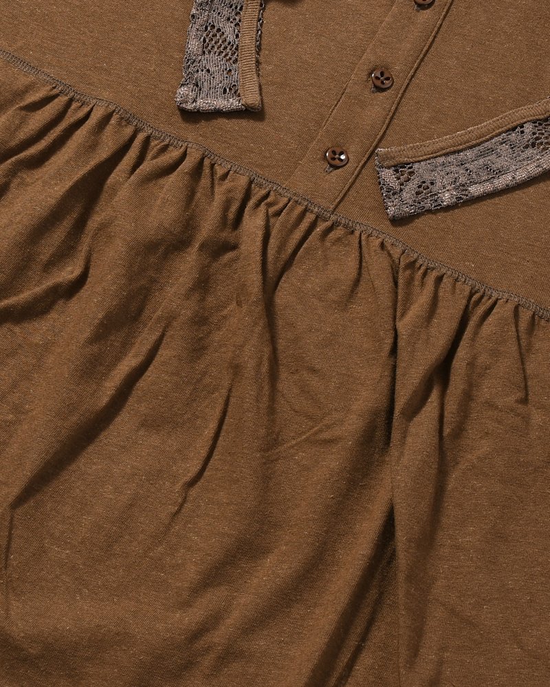 BABU AYI TOP (×D.W.W.W) -BROWN-