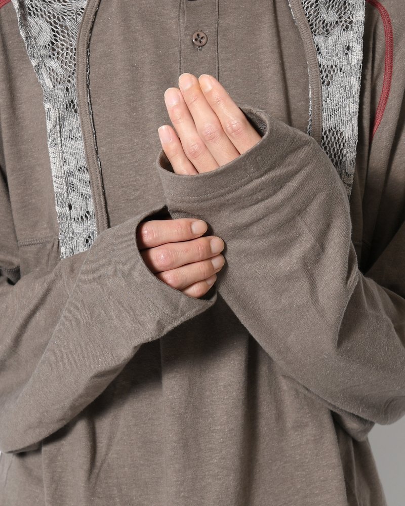BABU AYI TOP (×D.W.W.W) -CHARCOAL-