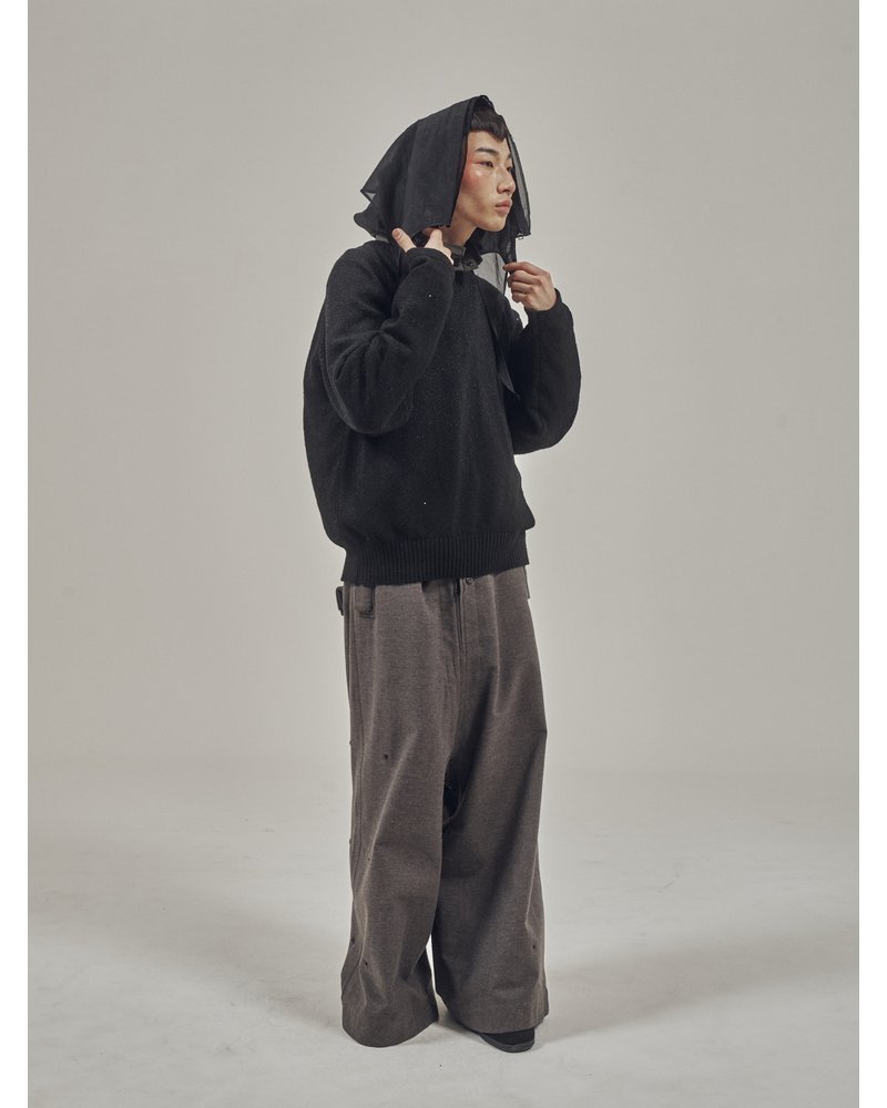 MORPH YI PANTS -CHARCOAL-