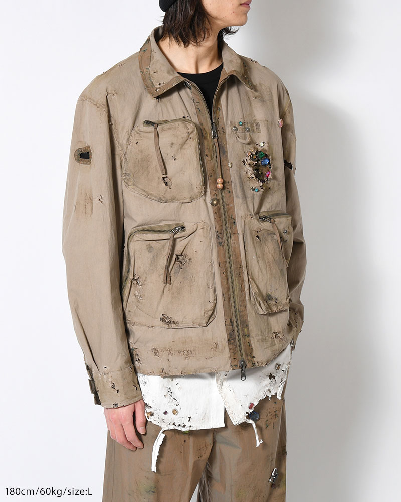 FANG JKT × AUSKOU (REVERSIBLE) -OLIVE-