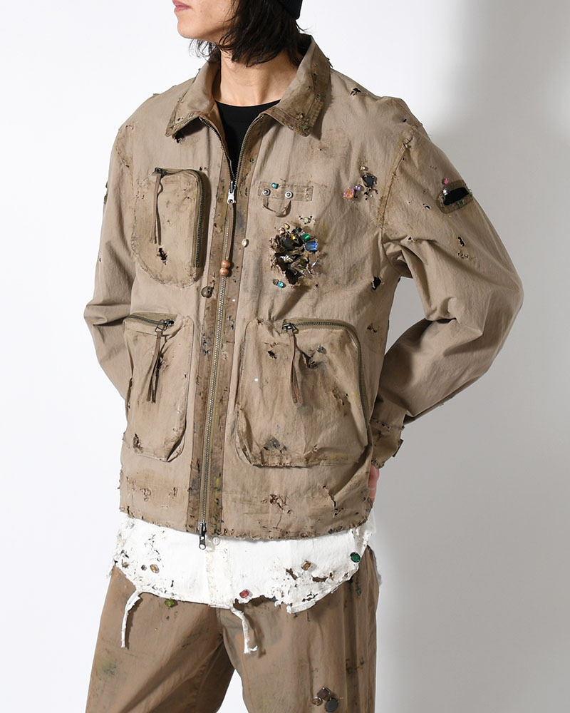 FANG JKT × AUSKOU (REVERSIBLE) -OLIVE-