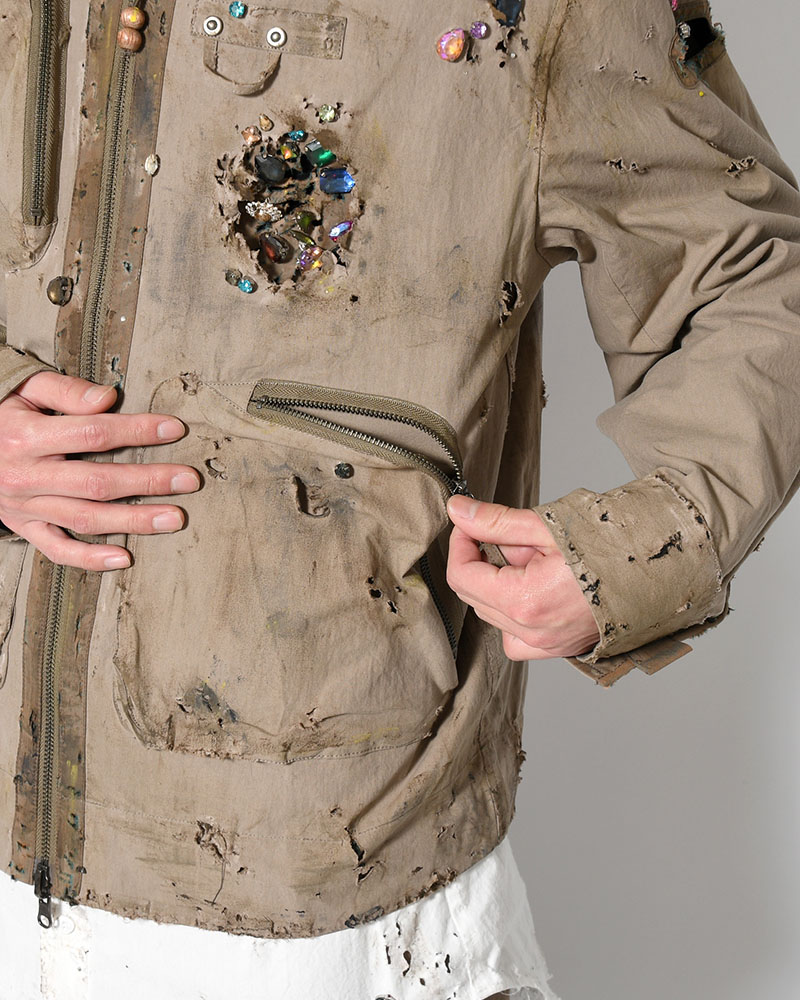 FANG JKT × AUSKOU (REVERSIBLE) -OLIVE-