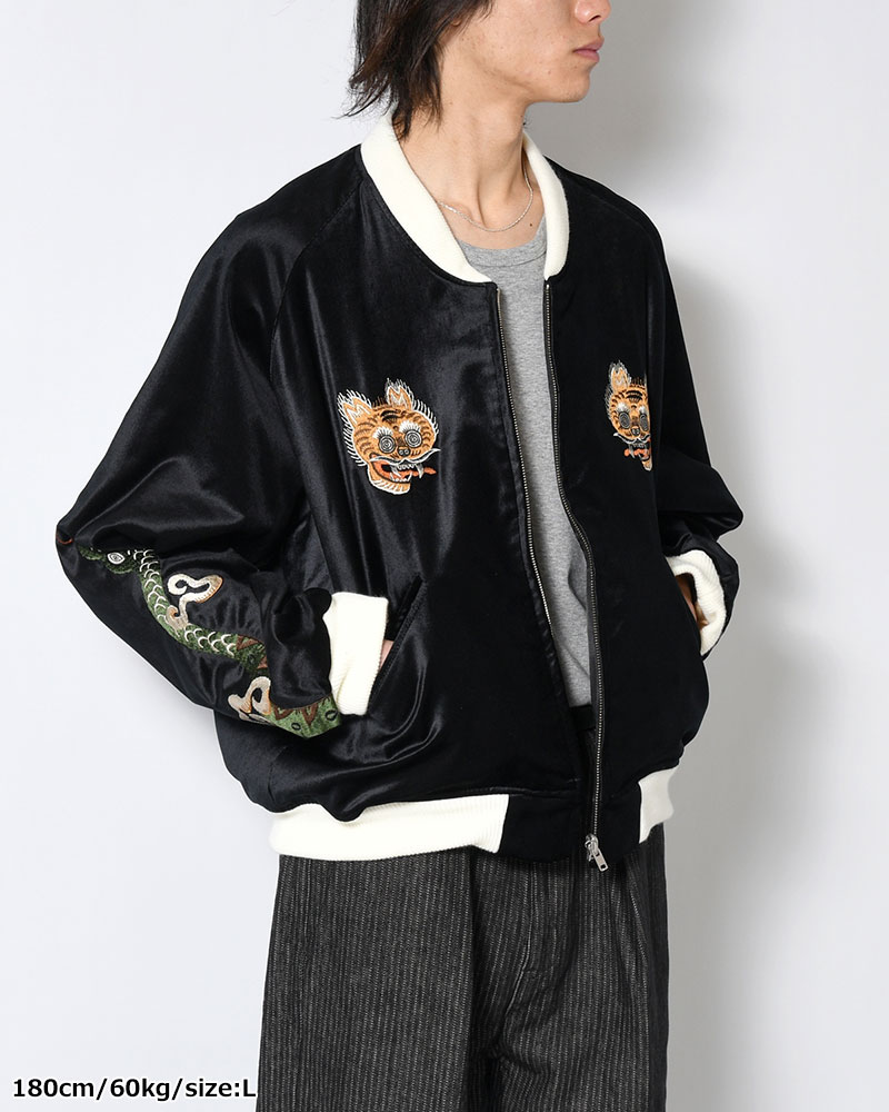 NUE SOUVENIR JACKET -BLACK-