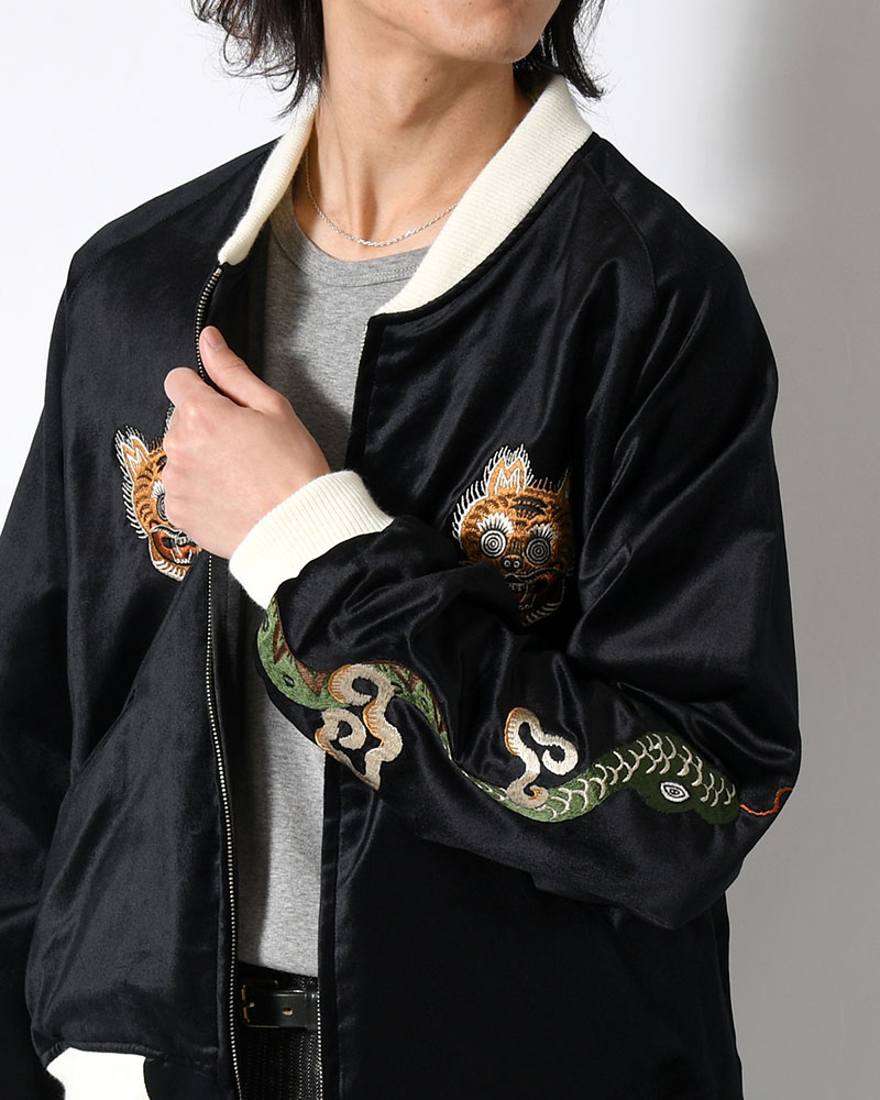 NUE SOUVENIR JACKET -BLACK-