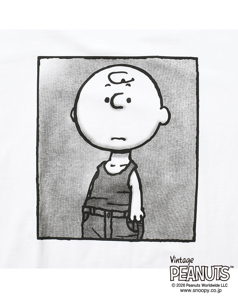 【期間限定:4/29～5/6】PEANUTS CHARLIE BROWN T -WHITE-