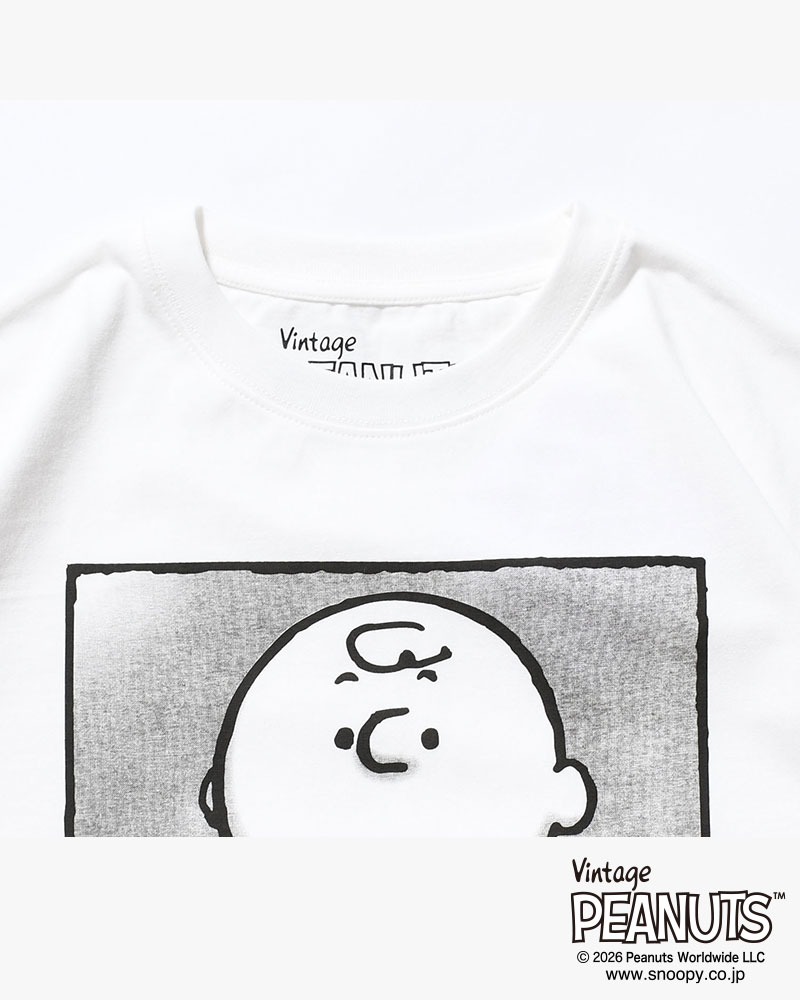 【期間限定:4/29～5/6】PEANUTS CHARLIE BROWN T -WHITE-