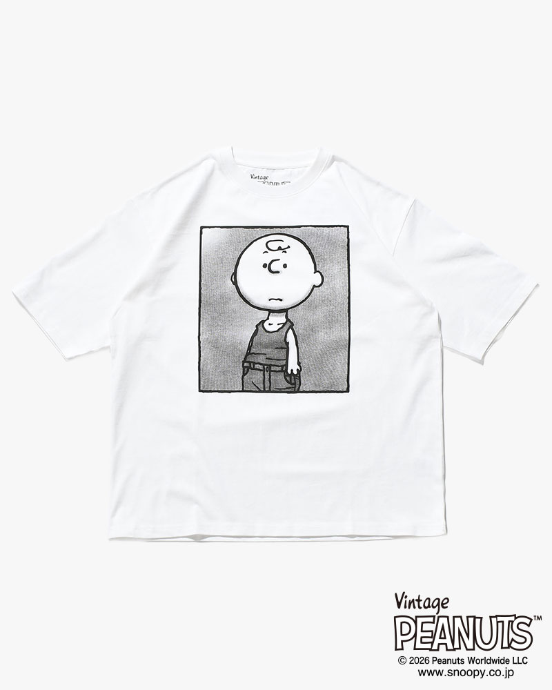 【期間限定:4/29～5/6】PEANUTS CHARLIE BROWN T -WHITE-