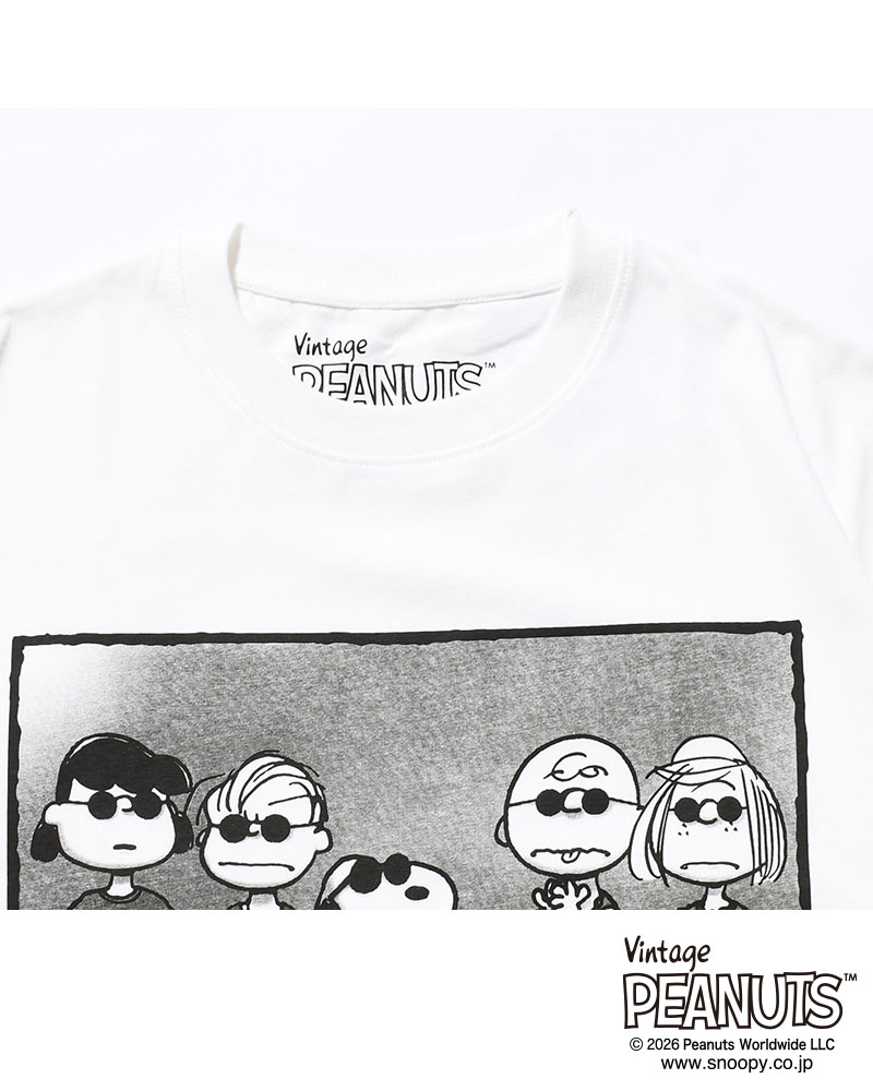 【期間限定:4/29～5/6】PEANUTS SHADE GANG T -WHITE-