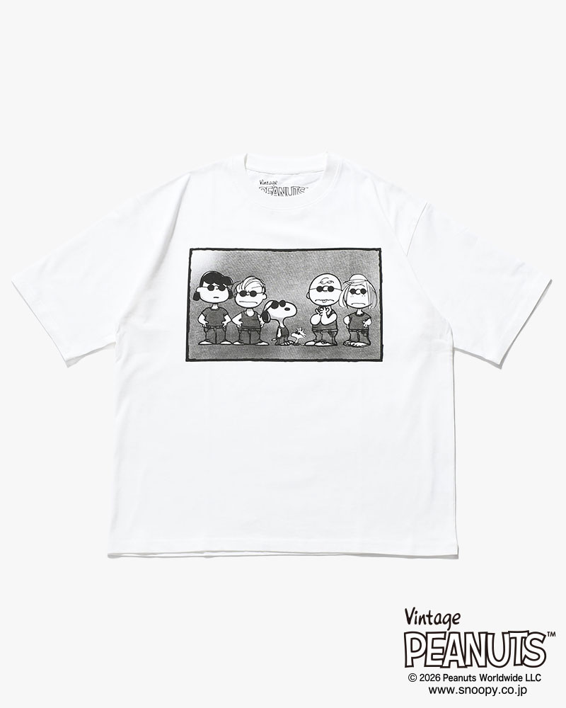 【期間限定:4/29～5/6】PEANUTS SHADE GANG T -WHITE-