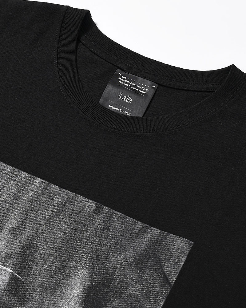 BIG SIZE SLIT T-SH (BILLIARDS) -BLACK-