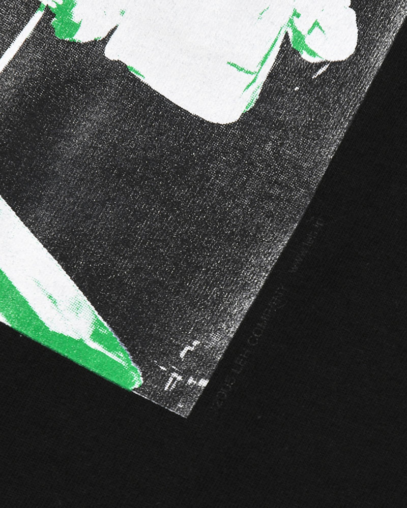 BIG SIZE SLIT T-SH (BILLIARDS) -BLACK-