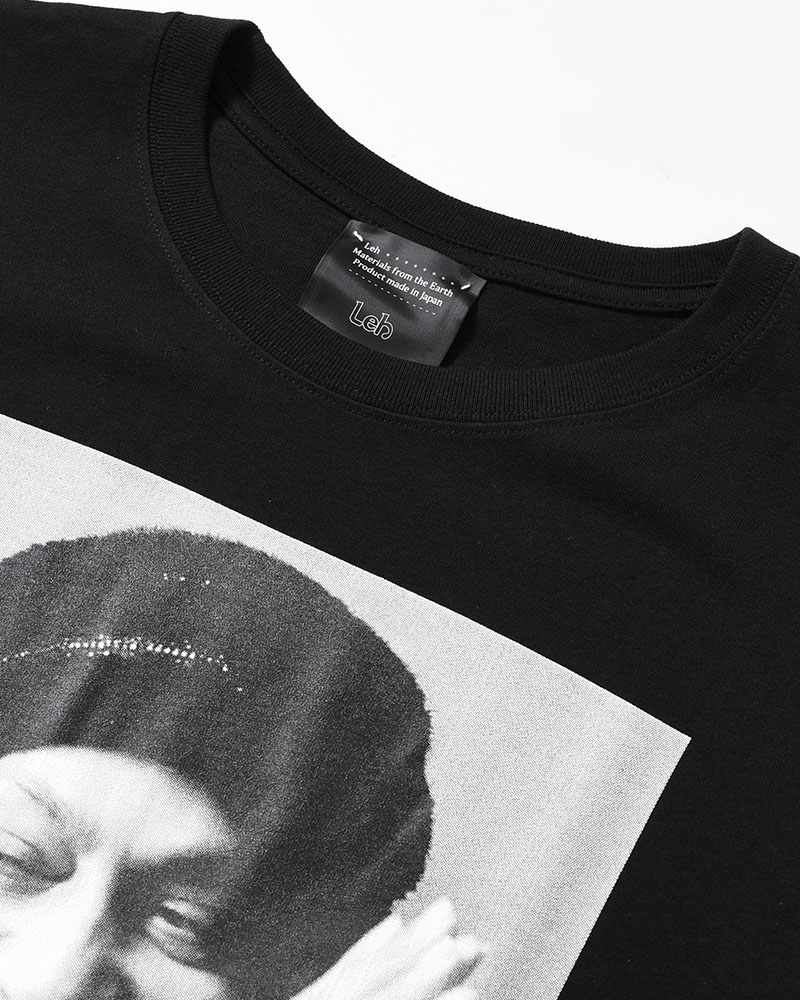 BIG SIZE SLIT T-SH (OSHO) -BLACK-