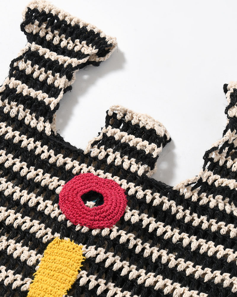 MASK TOTE BAG -WHITE MIX-