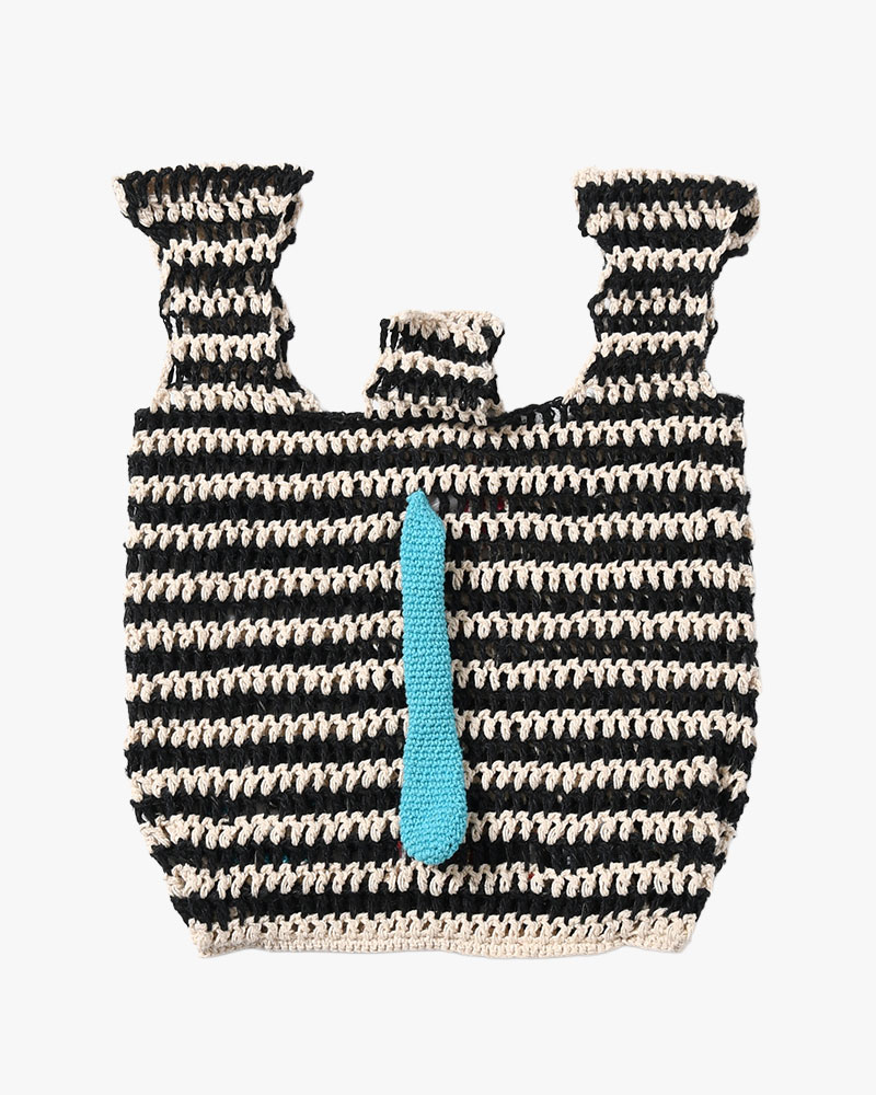 MASK TOTE BAG -WHITE MIX-