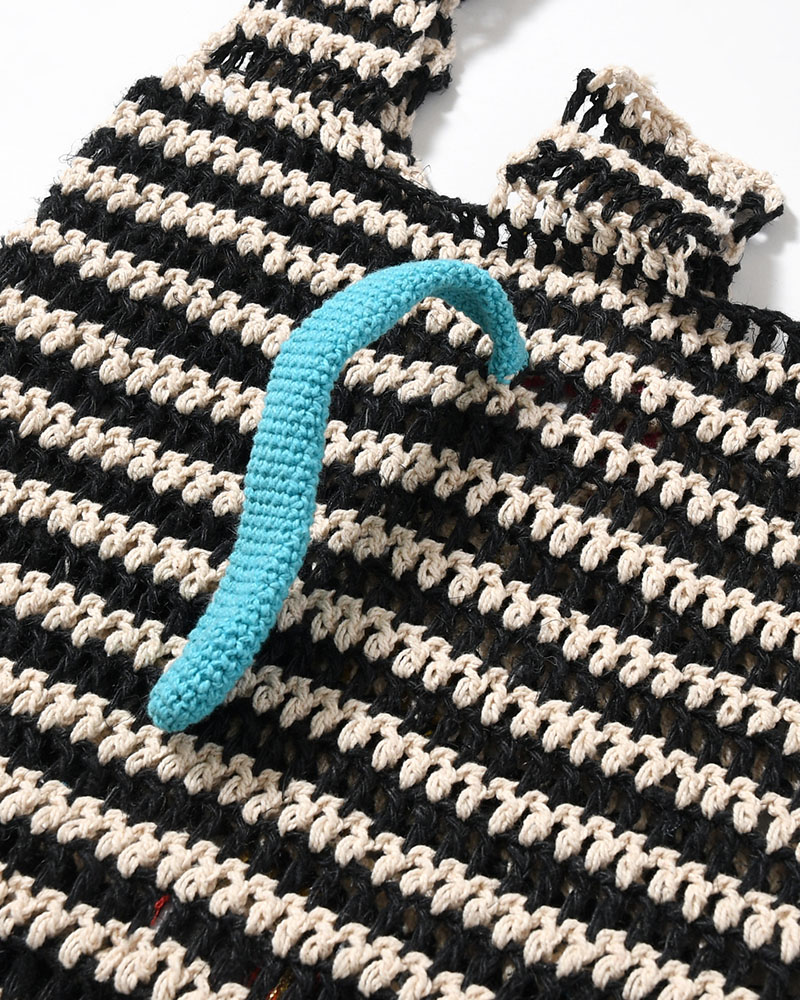 MASK TOTE BAG -WHITE MIX-