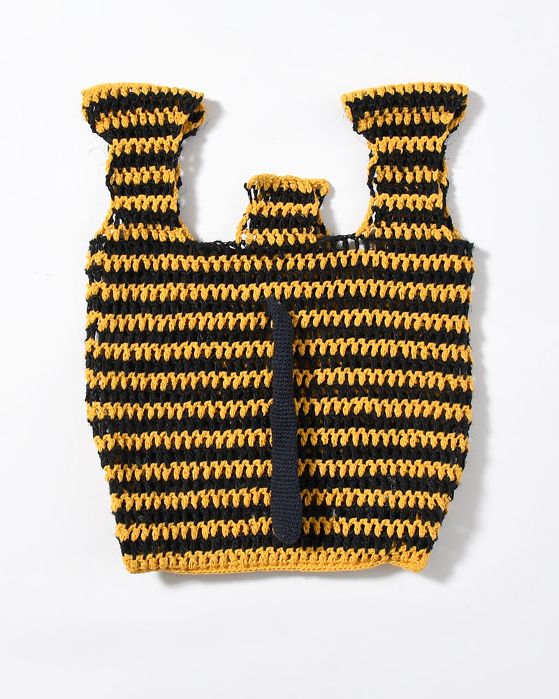 MASK TOTE BAG -BLACK MIX-