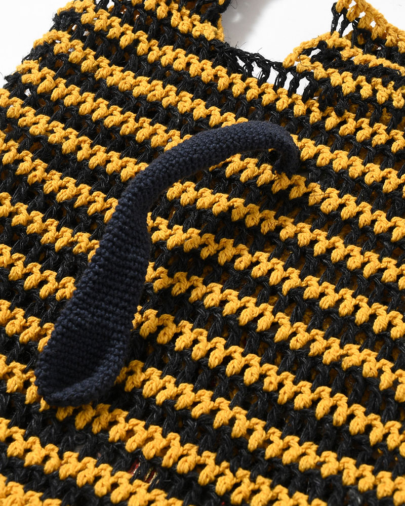 MASK TOTE BAG -BLACK MIX-