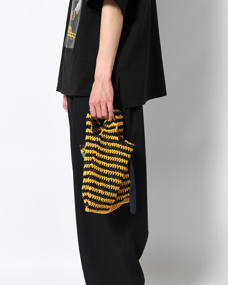 MASK TOTE BAG -BLACK MIX-