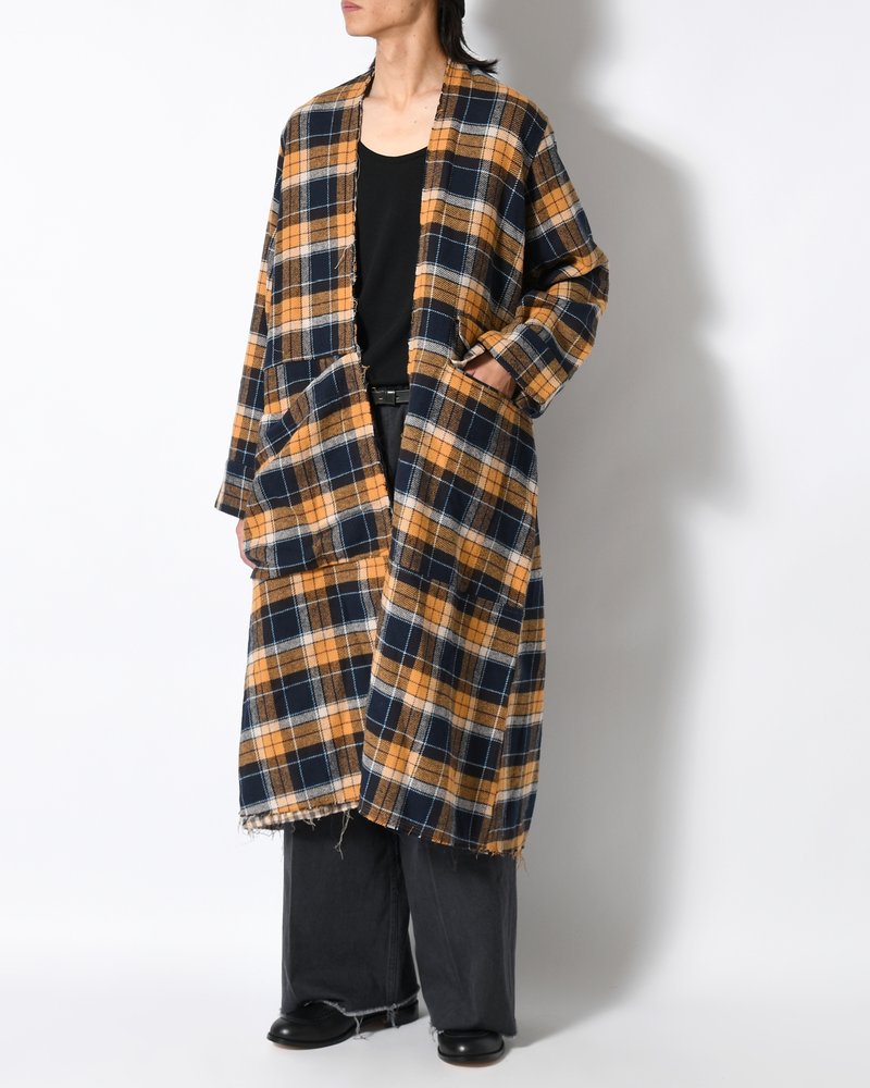 LINER LONG COAT -YELLOW-