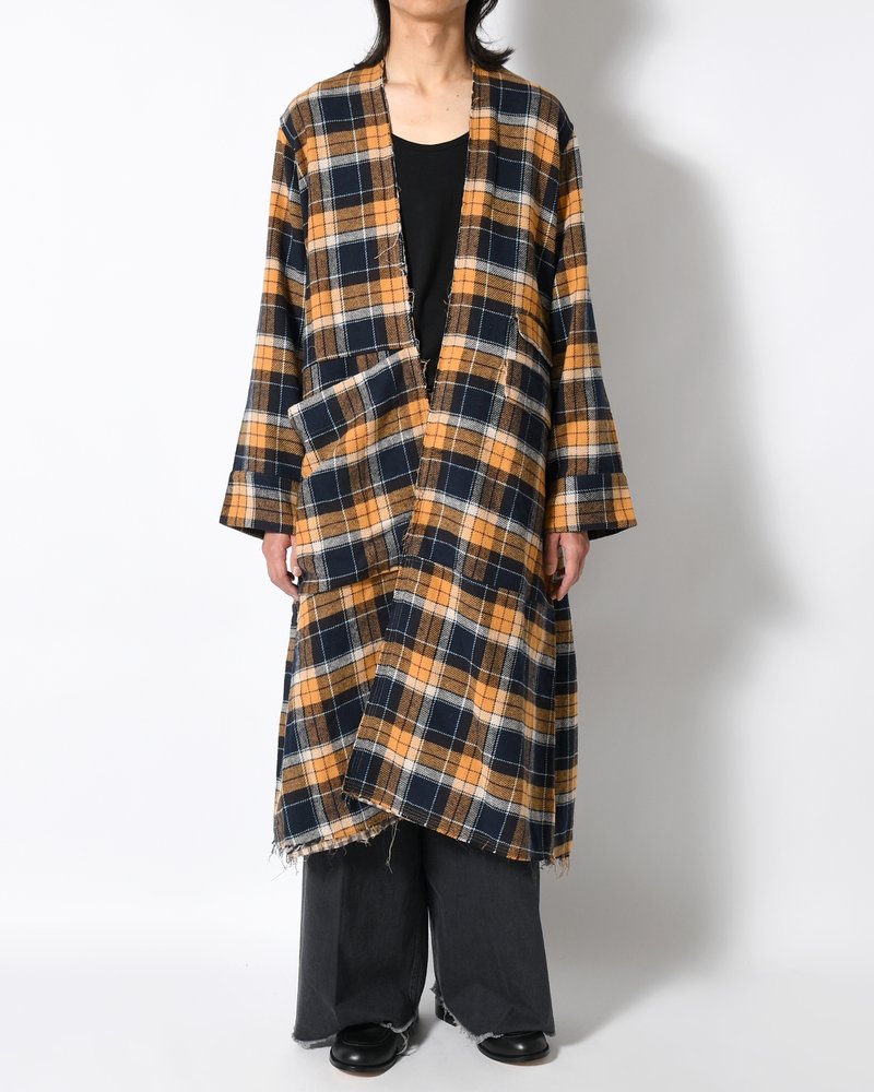 LINER LONG COAT -YELLOW-