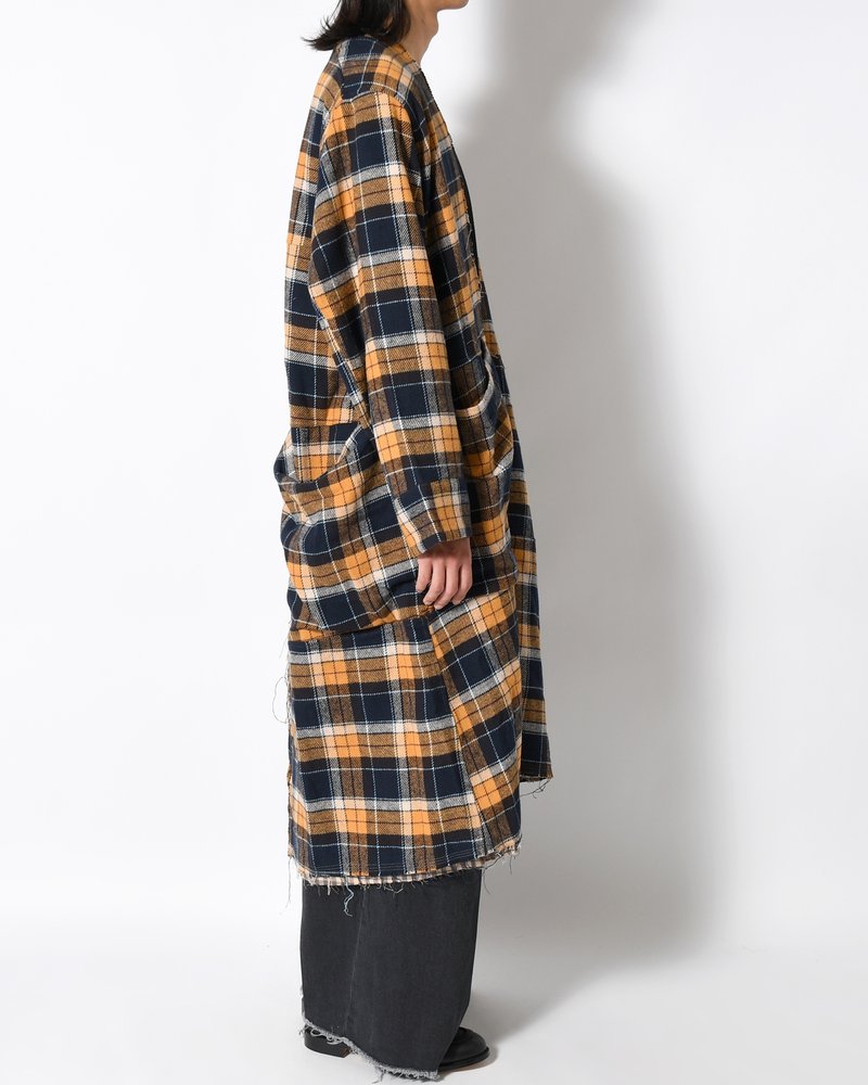 LINER LONG COAT -YELLOW-