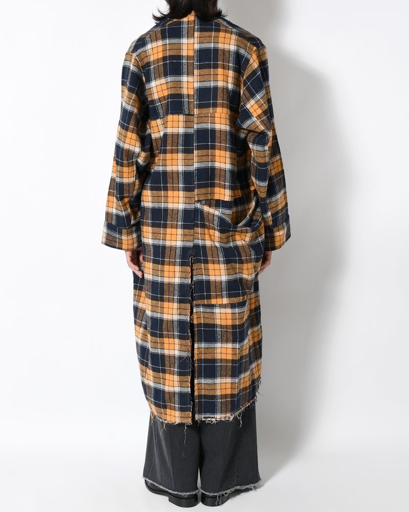 LINER LONG COAT -YELLOW-