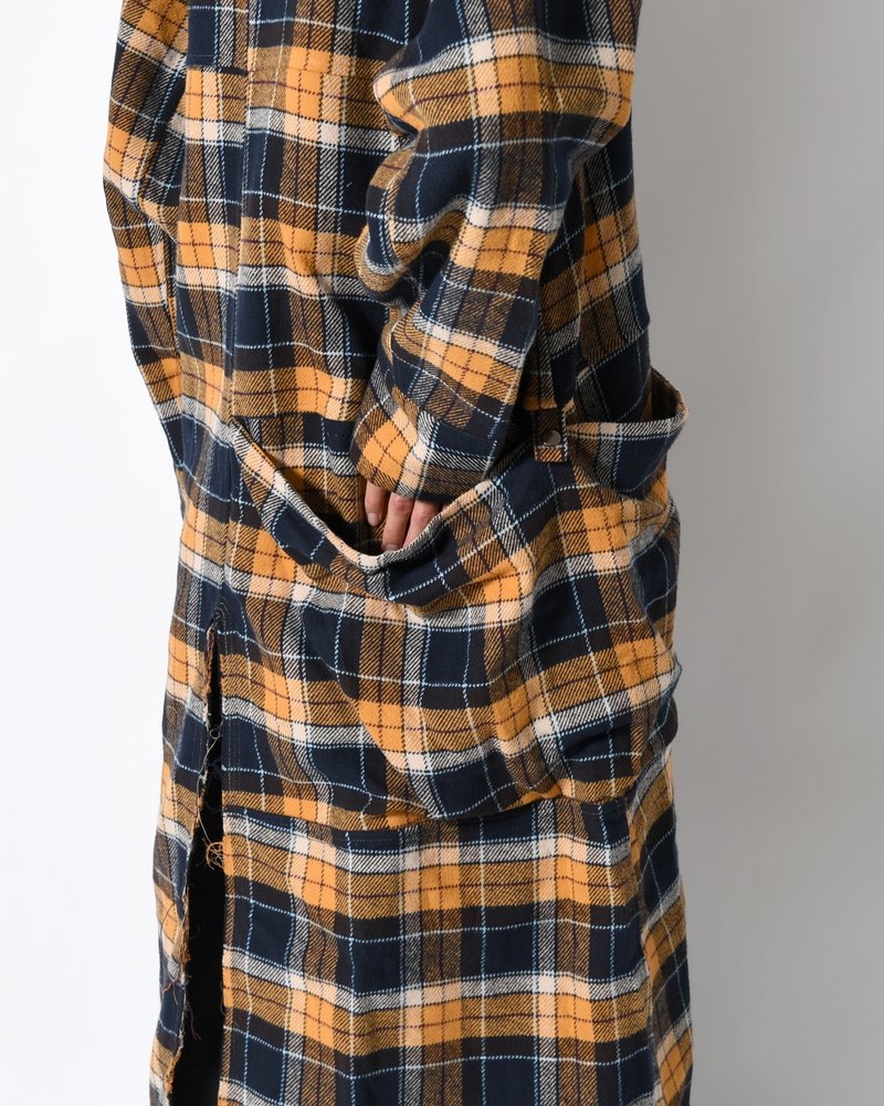 LINER LONG COAT -YELLOW-