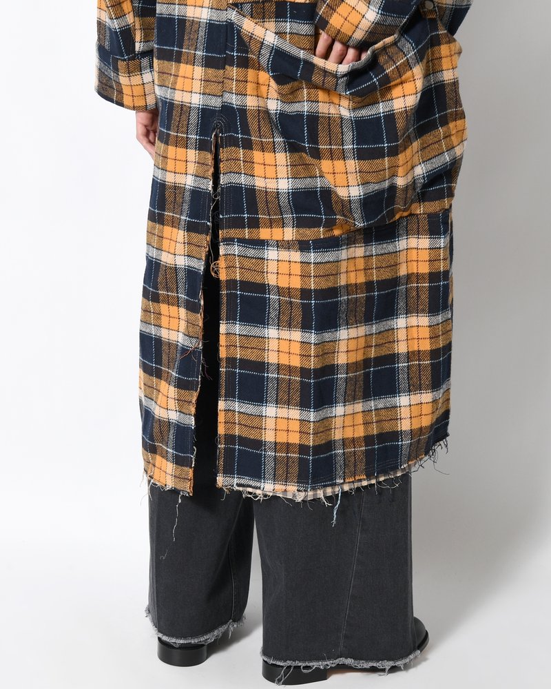 LINER LONG COAT -YELLOW-