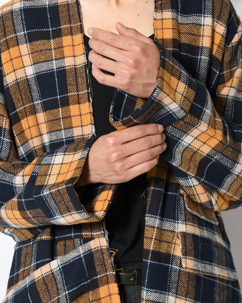 LINER LONG COAT -YELLOW-