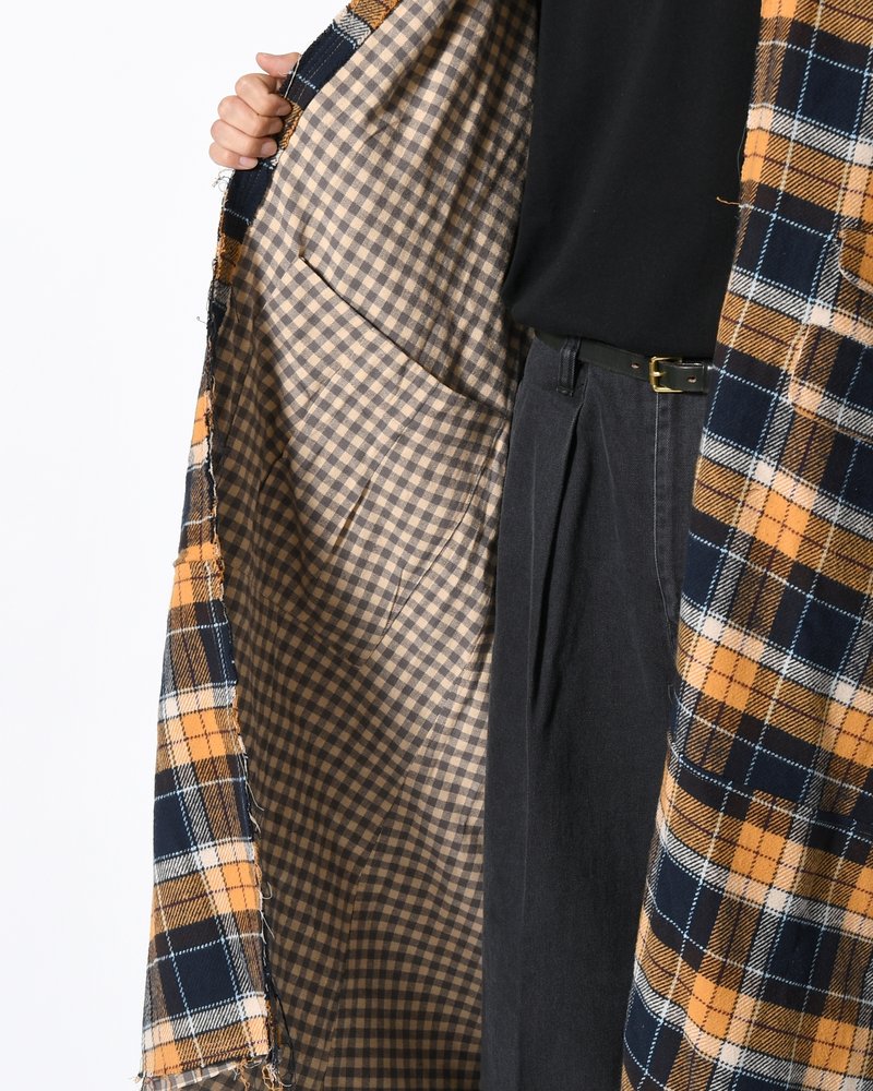 LINER LONG COAT -YELLOW-