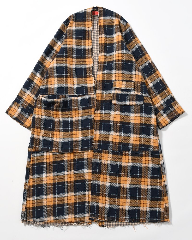 LINER LONG COAT -YELLOW-