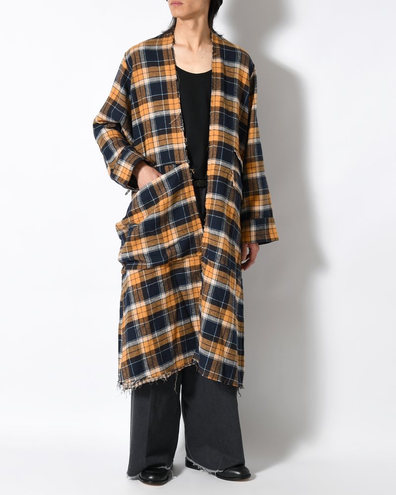 LINER LONG COAT -YELLOW-