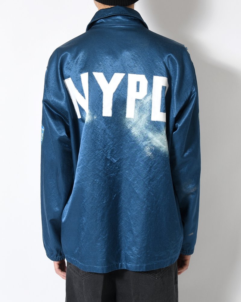 VILLAIN POLICEMAN COACH JACKET -NAVY-