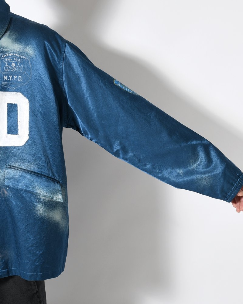 VILLAIN POLICEMAN COACH JACKET -NAVY-