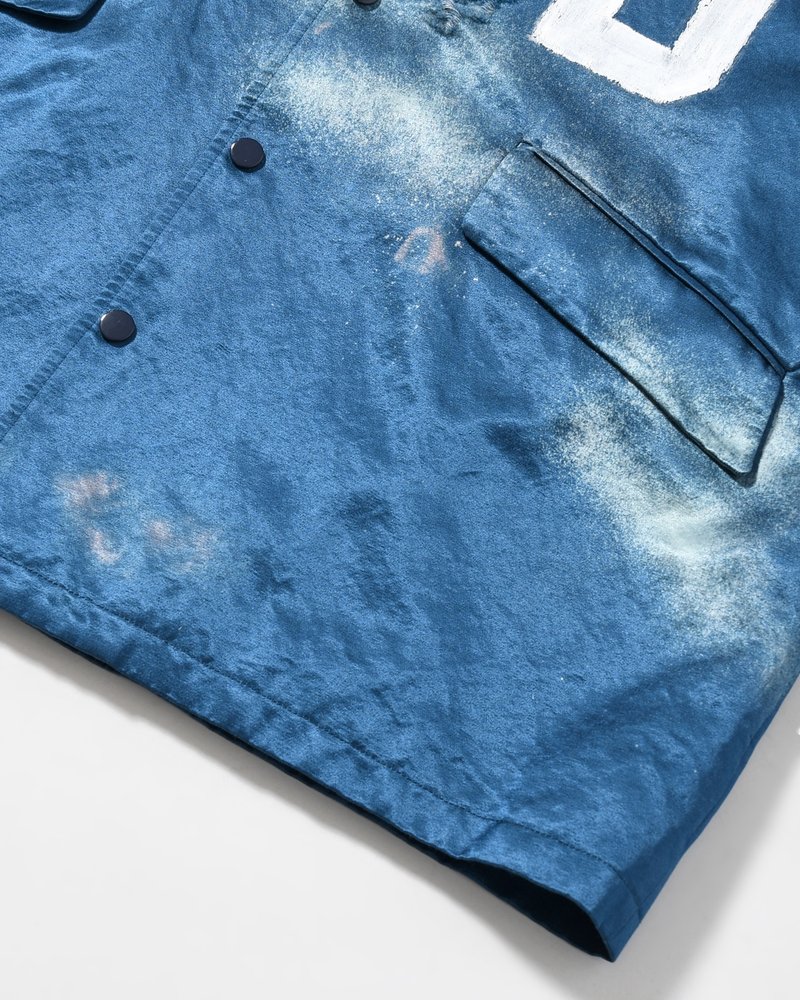 VILLAIN POLICEMAN COACH JACKET -NAVY-